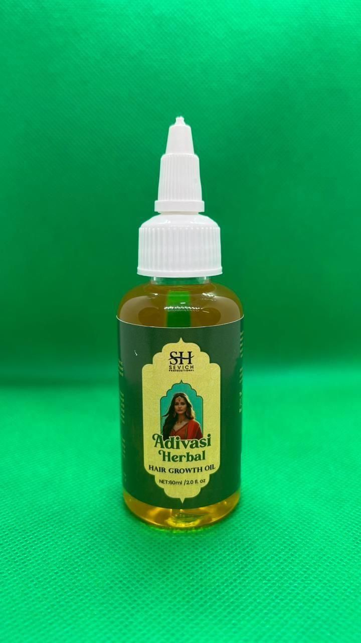 SH Adivasi Hernal Hair Growth Oil 60ml - Nourish Your Roots Naturally (Pack of 2)